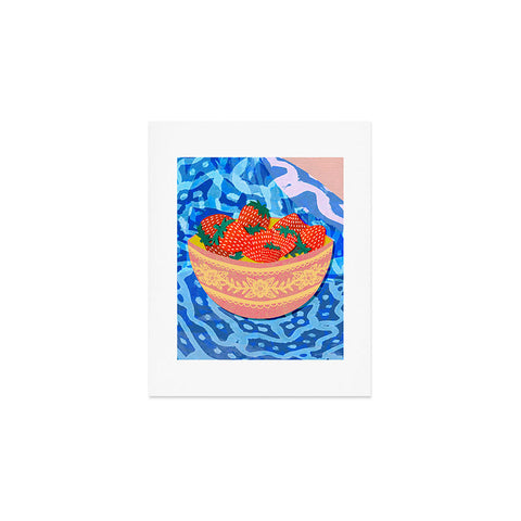 Sewzinski New Strawberries Art Print