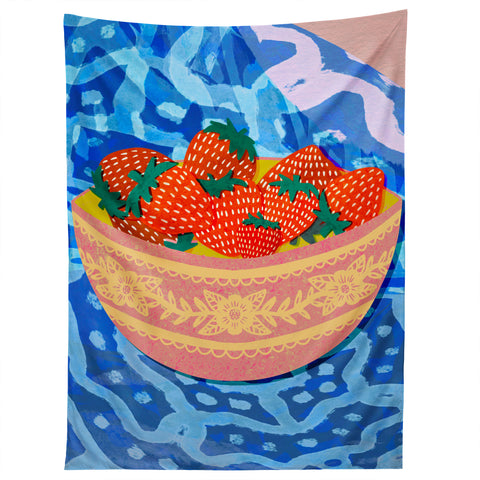 Sewzinski New Strawberries Tapestry