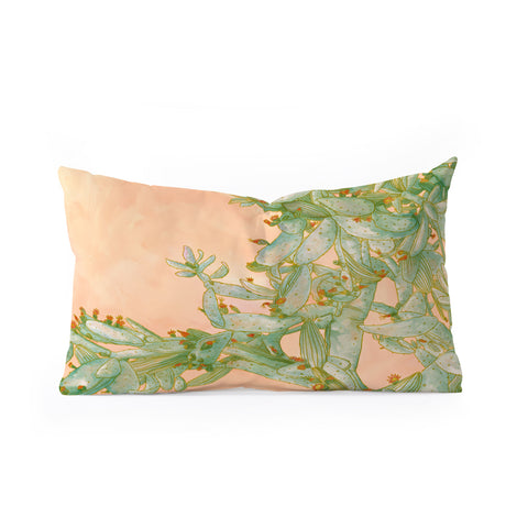Sewzinski Opuntia Oblong Throw Pillow