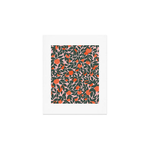 Sewzinski Oranges and Leaves Art Print