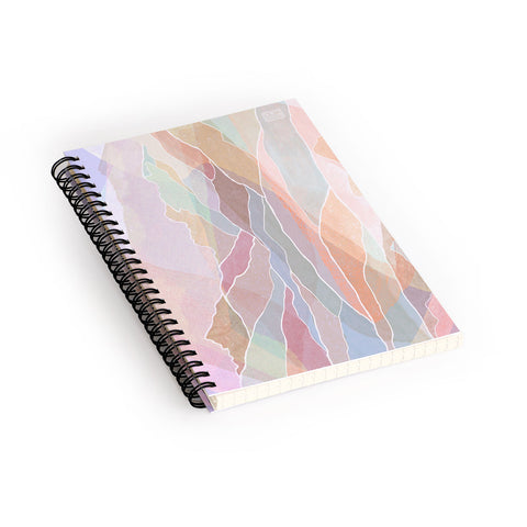 Sewzinski Pastel Mountains Spiral Notebook