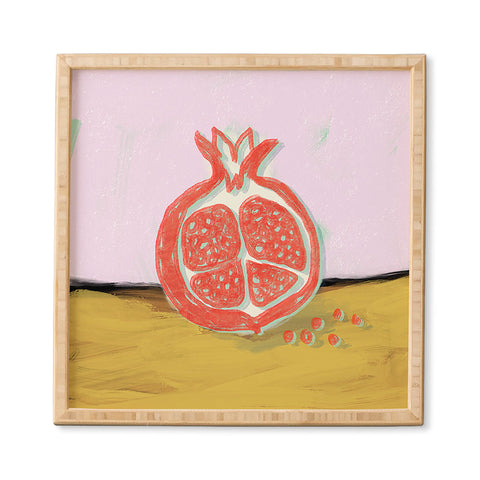 Sewzinski Pomegranate Framed Wall Art