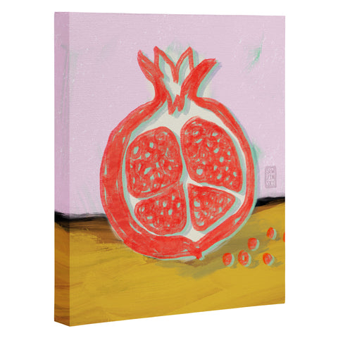 Sewzinski Pomegranate Art Canvas