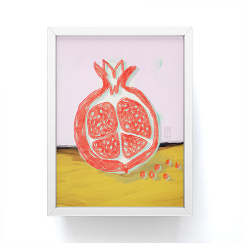 Sewzinski Pomegranate Framed Mini Art Print