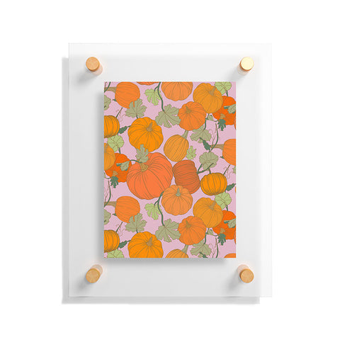 Sewzinski Pumpkin Patch Pattern Floating Acrylic Print
