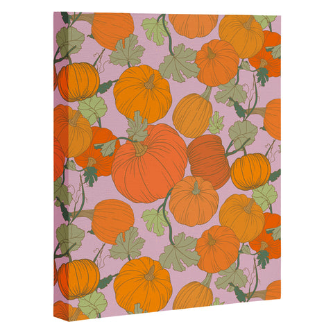 Sewzinski Pumpkin Patch Pattern Art Canvas