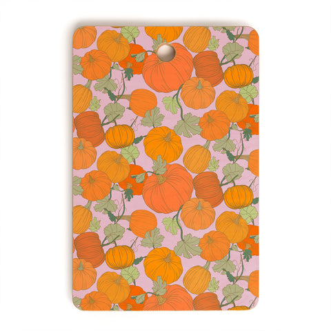 Sewzinski Pumpkin Patch Pattern Cutting Board Rectangle
