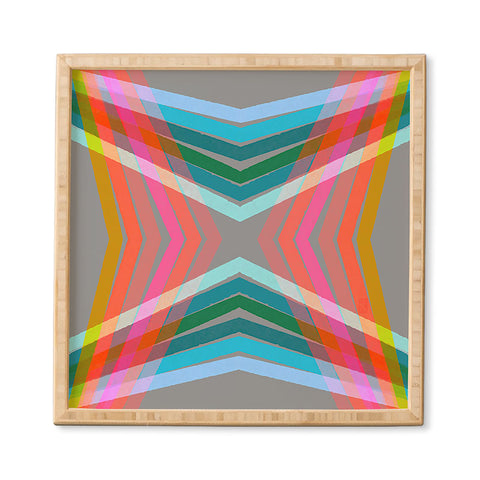 Sewzinski Rainbow Lines Framed Wall Art