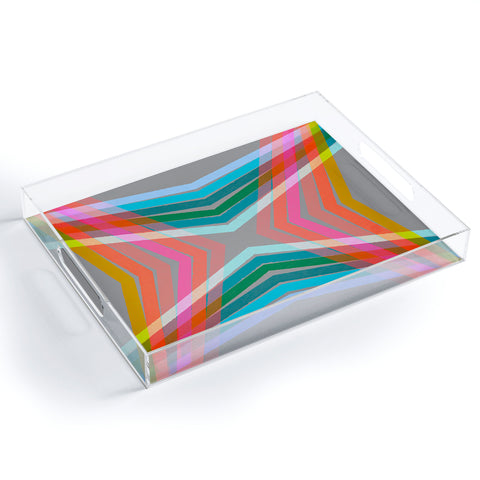 Sewzinski Rainbow Lines Acrylic Tray