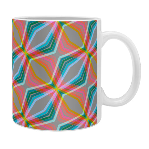 Sewzinski Rainbow Zig Zag Pattern Coffee Mug