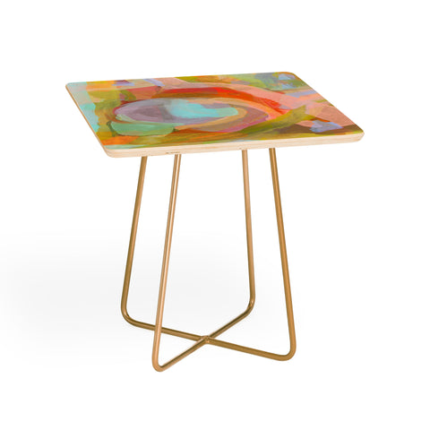 Sewzinski Roundabout Abstract Side Table