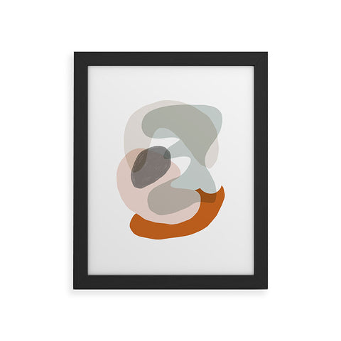 Sewzinski Shapes and Layers 15 Framed Art Print