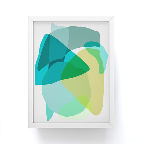 Sewzinski Shapes and Layers 17 Framed Mini Art Print