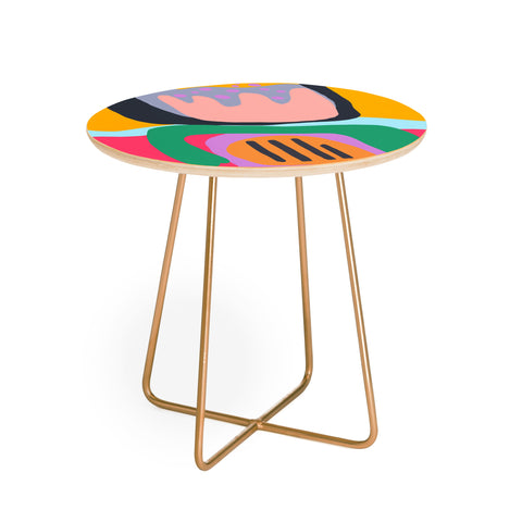 Sewzinski Shapes and Layers 26 Round Side Table
