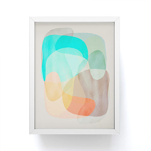 Sewzinski Shapes and Layers 29 Framed Mini Art Print
