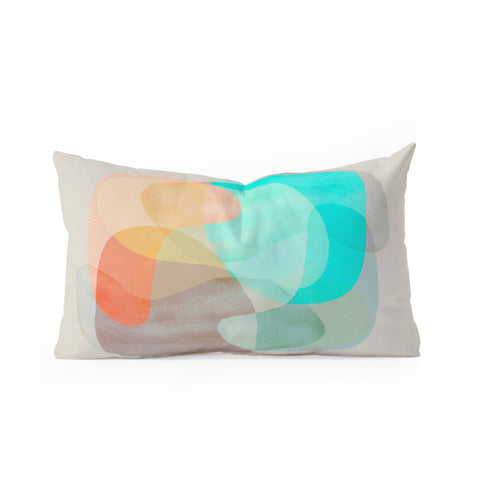 Sewzinski Shapes and Layers 29 Oblong Throw Pillow