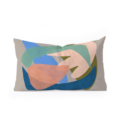 Sewzinski Shapes and Layers 30 Oblong Throw Pillow