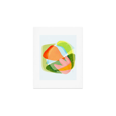 Sewzinski Spring Salad Abstract Art Print