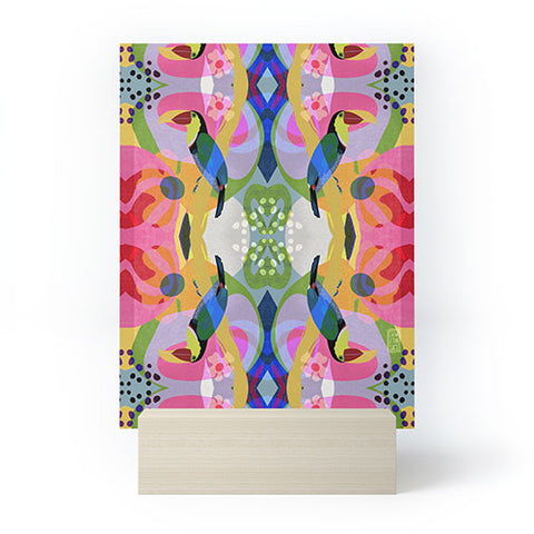 Sewzinski Tropic Toucan Pattern Mini Art Print