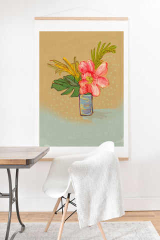 Sewzinski Tropical Still Life Art Print And Hanger