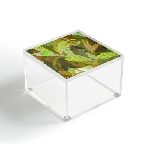 Sewzinski Tropical Tangle Green Acrylic Box