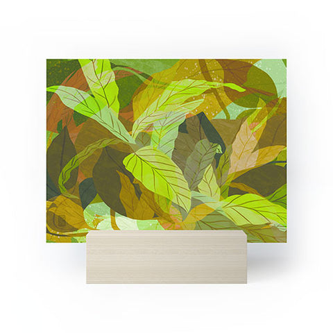 Sewzinski Tropical Tangle Green Mini Art Print