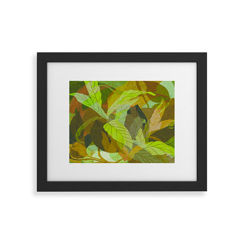 Sewzinski Tropical Tangle Green Framed Art Print
