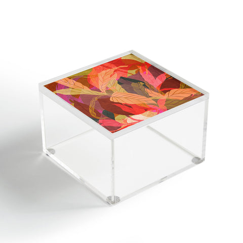 Sewzinski Tropical Tangle Red Acrylic Box