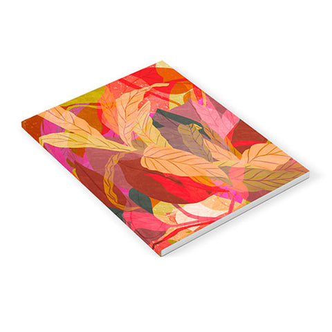 Sewzinski Tropical Tangle Red Notebook