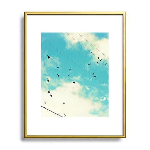 Shannon Clark Blue Skies Ahead Metal Framed Art Print