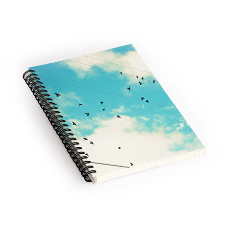 Shannon Clark Blue Skies Ahead Spiral Notebook