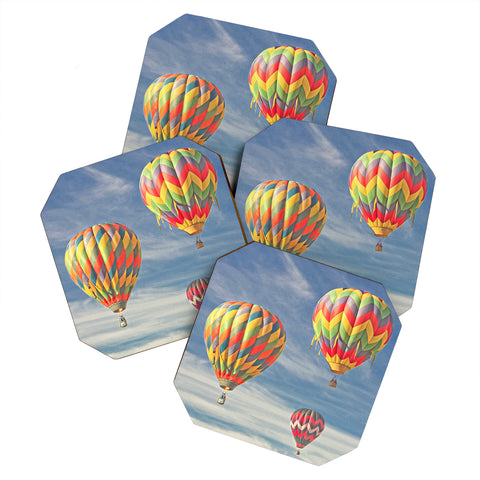 Shannon Clark Bright Balloons Coaster Set