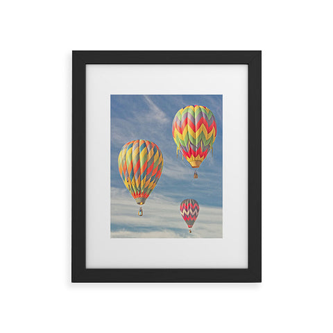 Shannon Clark Bright Balloons Framed Art Print