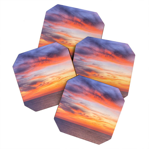 Shannon Clark Coastal Sunset Coaster Set