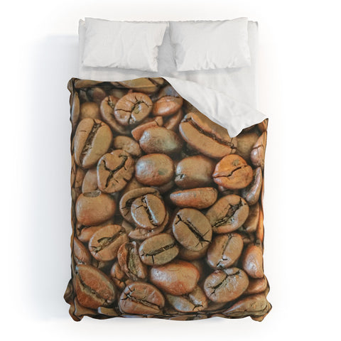 Shannon Clark Coffee Beans Duvet Cover