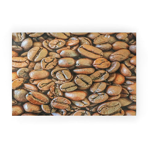 Shannon Clark Coffee Beans Welcome Mat