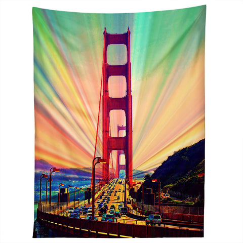 Shannon Clark Colorful Commute Tapestry