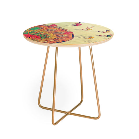 Shannon Clark Dizzying Heights Round Side Table