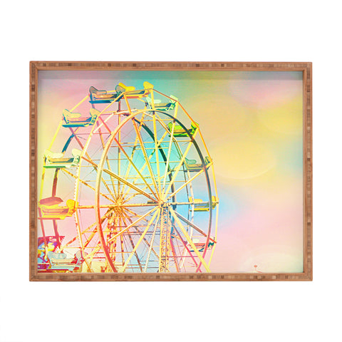 Shannon Clark Ferris Wheel Fun Rectangular Tray