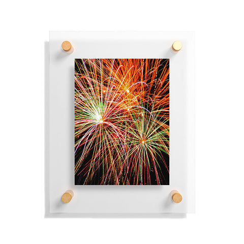 Shannon Clark Fireworks Floating Acrylic Print