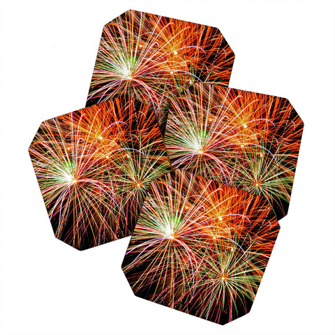 Shannon Clark Fireworks Coaster Set