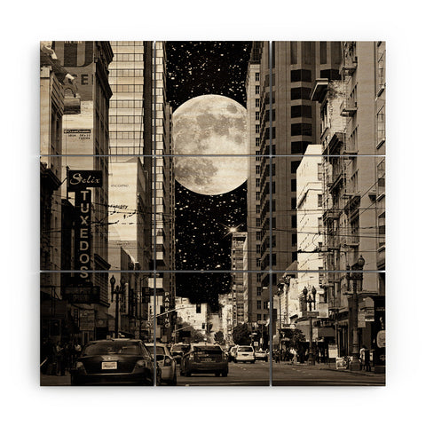 Shannon Clark Night On The Town Wood Wall Mural