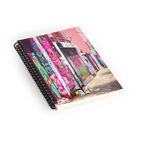 Shannon Clark Paint It Pink Spiral Notebook