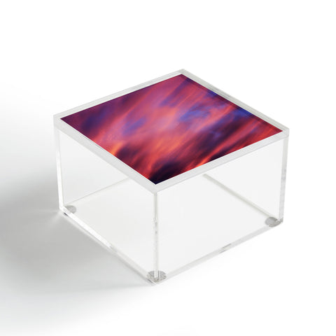 Shannon Clark Painted Sunset Acrylic Box