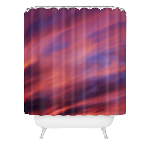Shannon Clark Painted Sunset Shower Curtain
