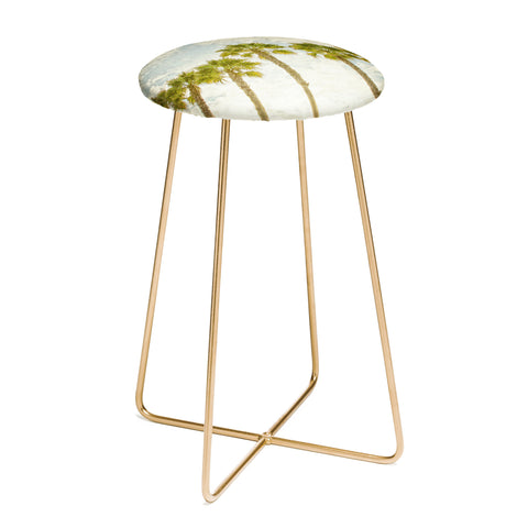 Shannon Clark Palm Trees Counter Stool