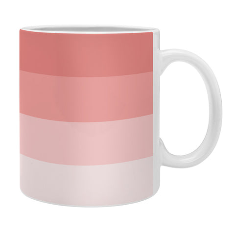 Shannon Clark Pink Stripe Ombre Coffee Mug