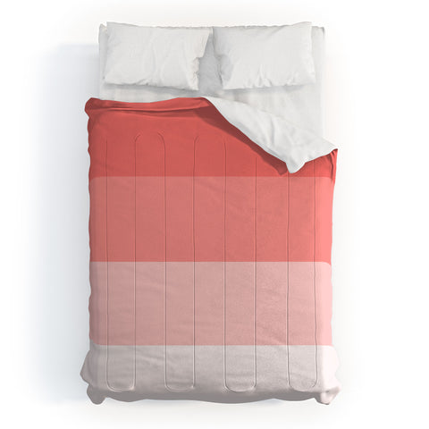 Shannon Clark Pink Stripe Ombre Comforter