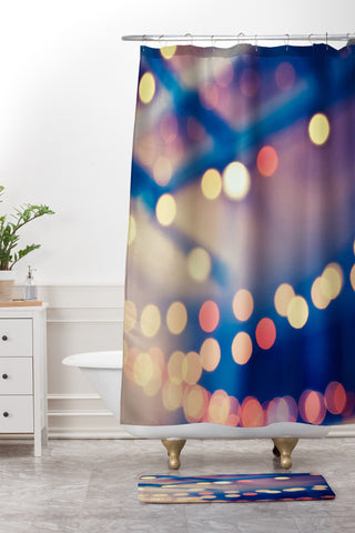 Shannon Clark Pretty Lights Shower Curtain And Mat