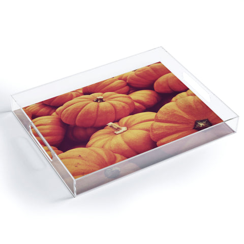 Shannon Clark Pumpkin Pile Acrylic Tray